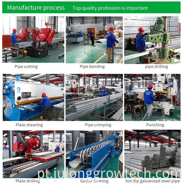 multi span greenhouse workship production line
